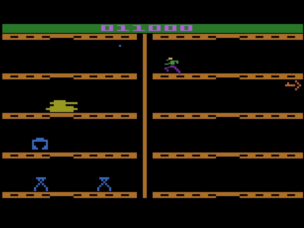 Gameplay of Adventures Of Tron for Atari 2600